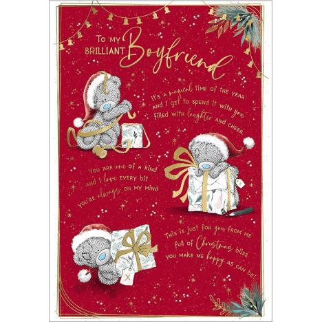 Brilliant Boyfriend Verse Me to You Bear Christmas Card £3.59